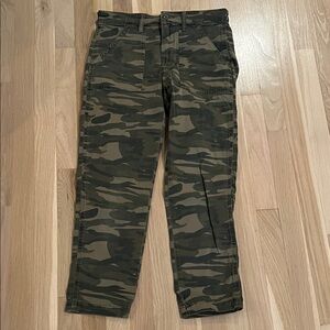 Lucky Brand Women's Camouflage Ankle Pants